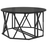 Coffee Table Black Oak 80 x 80 x 42 cm 868249