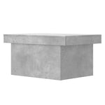 ZNTS Coffee Table Concrete Grey 80x55x40 cm Engineered Wood 840866