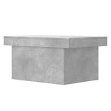 ZNTS Coffee Table Concrete Grey 80x55x40 cm Engineered Wood 840866