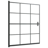 Shower Enclosure ESG 116x140 cm Black 150748
