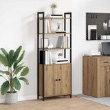 Book Cabinet Artisan Oak 60 x 24 x 161 cm Engineered Wood 883861