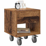 Bedside Table Old Wood 40.5 x 40 x 48 cm Engineered Wood 891068