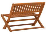Children Bench Brown 61 x 38 x 57 cm Solid Eucalyptus Wood 42032415