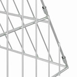 Chicken Cage Silver 215 x 100 x 85 cm Galvanised Steel 3394437