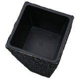 Raised Beds 3 pcs Water Hyacinth Black 45570