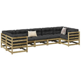7 Piece Garden Sofa Set Impregnated Wood Pine 3299617