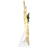 LED Reindeers 7 pcs Gold Fabric 3385890