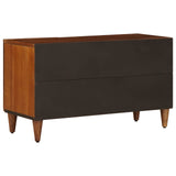 TV Cabinet with Storage Walnut 80 x 33 x 46 cm Solid Mango Wood 4018239