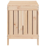 Garden Storage Box 76x42.5x54 cm Solid Wood Pine 836144