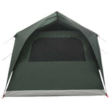 Tunnel Tent with Roof Army green 10-Person Polyester and Steel 42028664