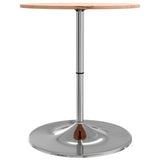 ZNTS Bar Table Ø60x89.5 cm Solid Wood Beech 3270624