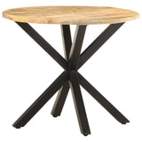 ZNTS Side Table 68x68x56 cm Solid Mango Wood 320659