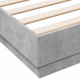 Bed Frame without Mattress Concrete Grey 160x200 cm 3209845