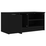 TV Cabinet Black 80x35x36.5 cm Engineered Wood 811468