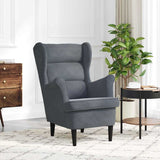 Armchair Dark Grey Velvet 42012825
