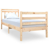 Bed Frame without Mattress Small Single Solid Wood 3100614