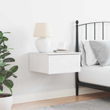 Bedside Table White 37 x 35 x 18.5 cm Solid pine wood 873483
