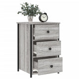 ZNTS Bedside Cabinet Grey Sonoma 40x36x60 cm Engineered Wood 825999