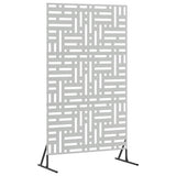 Privacy Screen Grey 100 x 50 x 180 cm Steel 868554