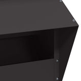 Chicken Feeder Black 35 x 30.5 x 43.5 cm Cold-Rolled Steel 874693