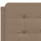 Bed Frame without Mattress "Zadar" Cappuccino 120x200 cm Faux Leather 3208174