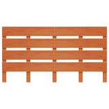 Headboard Wax Brown 150 cm Solid Wood Pine 844446