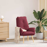 Armchair Wine Red 69 x 74 x 93 cm Fabric 42001853