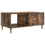 Coffee Table Smoked Oak 90 x 50 x 40 cm Engineered Wood 895190