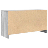 TV Cabinet Grey Sonoma 100x35x54 cm Engineered Wood 861810