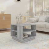 Coffee Table Grey Sonoma 55x55x43 cm Engineered Wood 813087