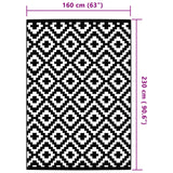 Outdoor Carpet ARAKIL Grey 160x230 cm PP 368553