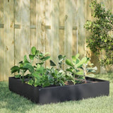 Garden Raised Bed Anthracite 100x100x33.5 cm Steel 851026