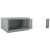 Network Cabinet with Storage Grey 60 x 60 x 35 cm Steel 42017636