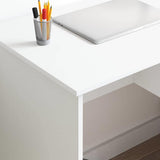 Desk with Drawer White 90 x 49 x 75 cm Engineered Wood 869266