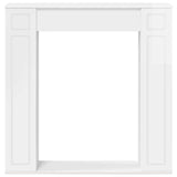 Fireplace Surround Gloss White 100 x 20 x 100 cm 8006619