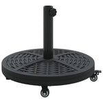 ZNTS Parasol Base with Wheels for Ø38-48 mm Poles 13 kg Round 42002568