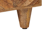 Bedside Table Brown 50 x 33 x 60 cm Solid Mango Wood 4018927