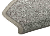 Self-adhesive Stair Mats 15 pcs Light Grey 80 x 24.5 x 3.5 cm 42038648