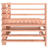 Garden Corner Sofa Solid Wood Douglas 825609