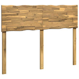 Live Edge Headboard ROSTOCK White 160 cm Solid Acacia Wood 903154