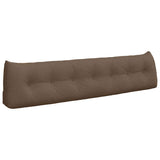 Back Pillow Brown 200 x 24 x 50 cm Fabric 42014590