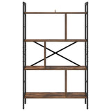 Bookshelf Smoked Oak 75 x 30 x 123.5 cm Engineered Wood 883966