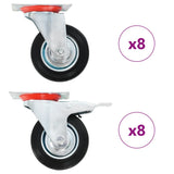 16 pcs Swivel Casters 100 mm 278018
