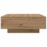Coffee Table Artisan Oak 80 x 80 x 31 cm Engineered Wood 863001