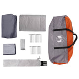 Tunnel Tent Grey and Orange 390 x 215 x 152 cm 42017444