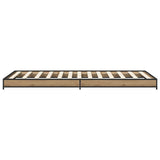 Bed Frame Artisan Oak 80 x 200 cm Engineered Wood 8009148
