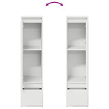 Highboard White 29,5x34x119,5 cm Engineered Wood 861652