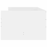 Bed Frame White Engineered wood, Plywood Single Bed Frame 3207350