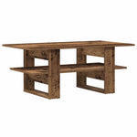 ZNTS Coffee Table Old Wood 102x55x42 cm Engineered Wood 855850