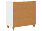 Drawer Cabinet High Gloss White 66 x 34.5 x 90 cm 894149